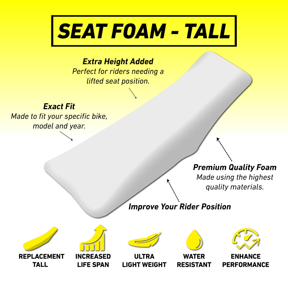 STRIKE SEATS SEAT FOAM YAMAHA YZ450F 14-17 YZ250F 14-18 YZ450FX/WR450F 16-18 WR250F/YZ250FX 15-19