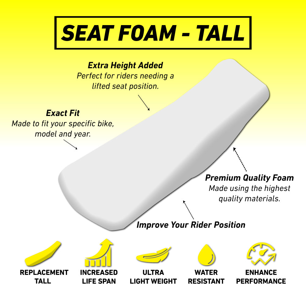 STRIKE SEATS SEAT FOAM YAMAHA YZ450F 18-22 YZ250F/YZ450FX/WR450F 19-23 WR250F/YZ250FX 20-24