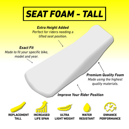 STRIKE SEATS SEAT FOAM YAMAHA YZ450F 18-22 YZ250F/YZ450FX/WR450F 19-23 WR250F/YZ250FX 20-24