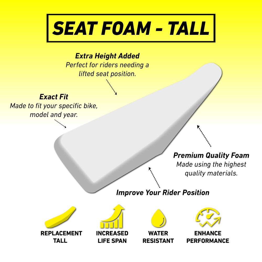 STRIKE SEATS SEAT FOAM YAMAHA YZ250F/WR250F 01-02 YZ400F/YZ426F/WR400F 98-02