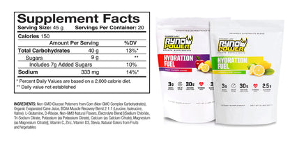 RYNO POWER LEMON-LIME ENDURANCE PLUS POWER PACKAGE