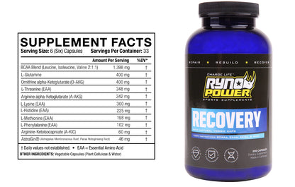 RYNO POWER RECOVERY CAPSULES