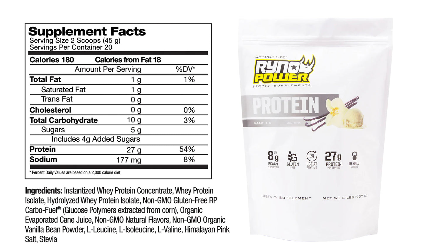 RYNO POWER VANILLA WHEY PROTEIN