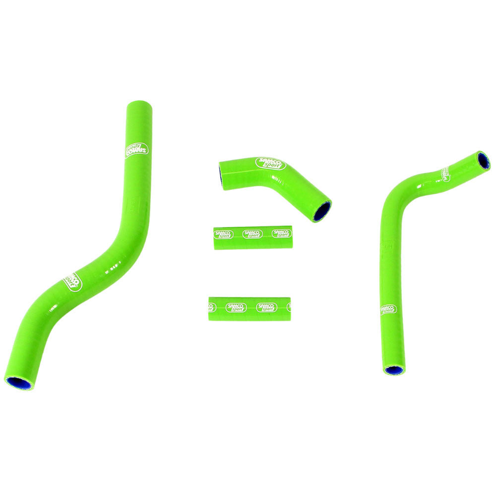 SAMCO SPORT KAWASAKI KX250F 04-05 OEM DESIGN GREEN RADIATOR HOSE KIT