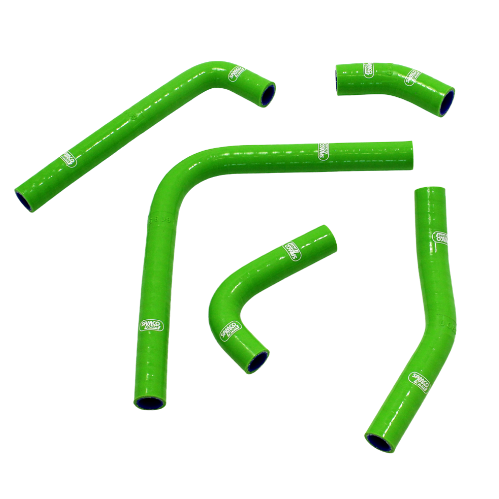 SAMCO SPORT KAWASAKI KX250F 2020 OEM DESIGN GREEN RADIATOR HOSE KIT