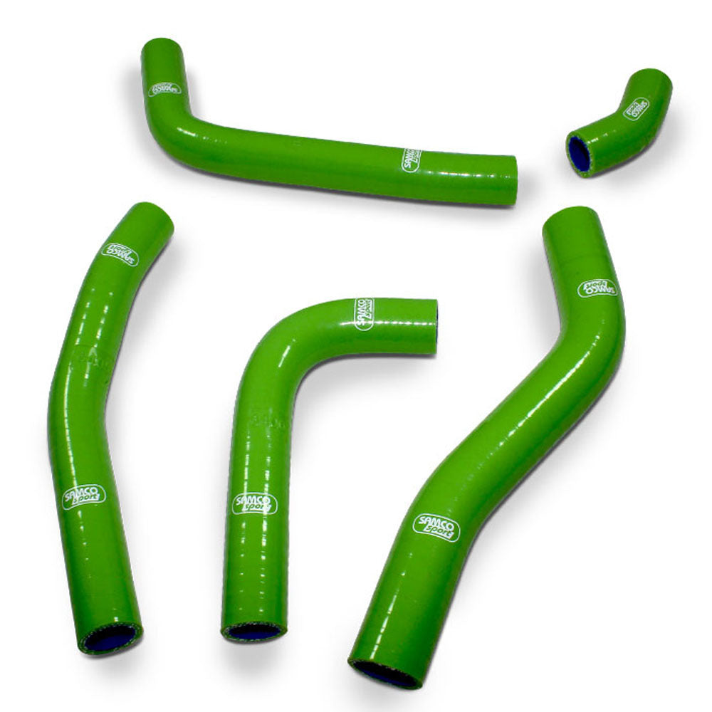 SAMCO SPORT KAWASAKI KX250F 21-24 'Y' PIECE RACE DESIGN GREEN RADIATOR HOSE KIT