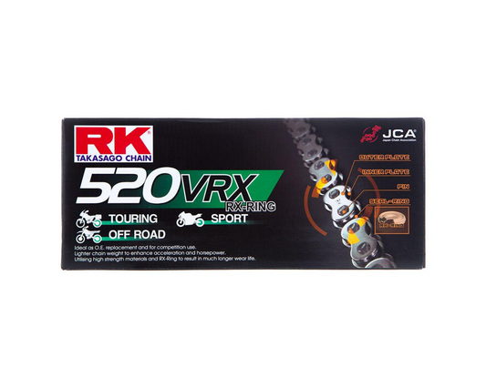 RK CHAINS 520 RX-RING 120L CHAIN