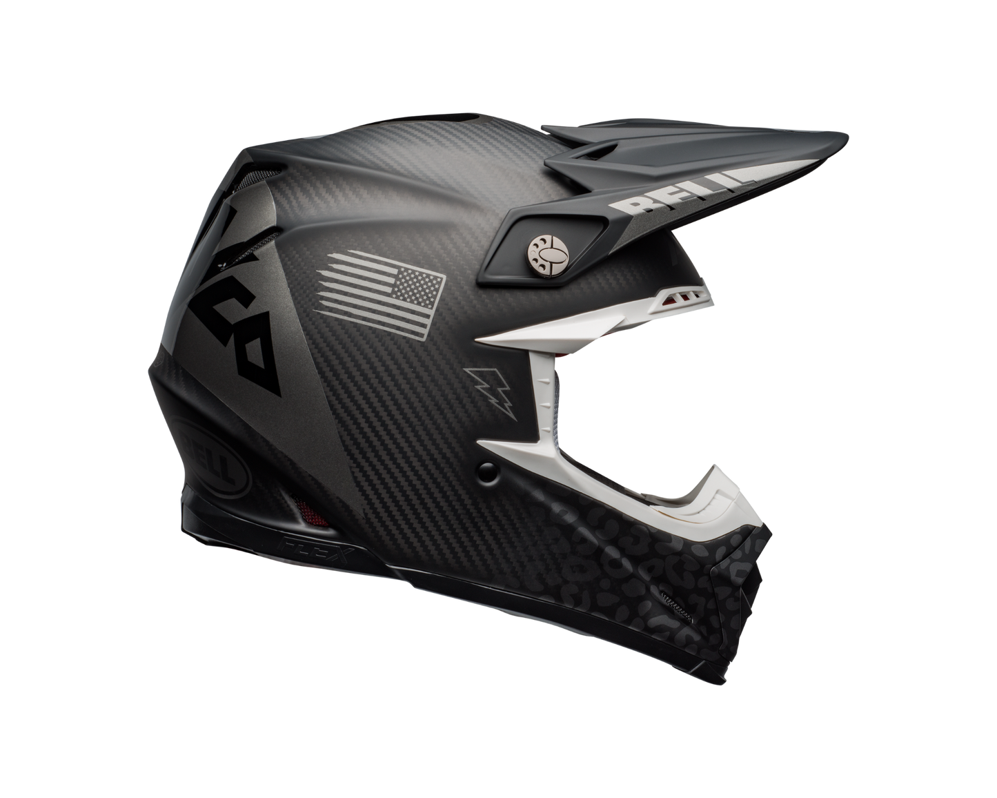 BELL MOTO-9 FLEX LE SLAYCO MATTE/GLOSS BLACK/GREY HELMET