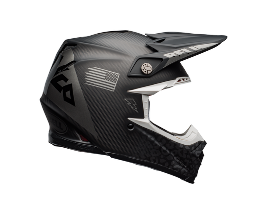 BELL MOTO-9 FLEX LE SLAYCO MATTE/GLOSS BLACK/GREY HELMET