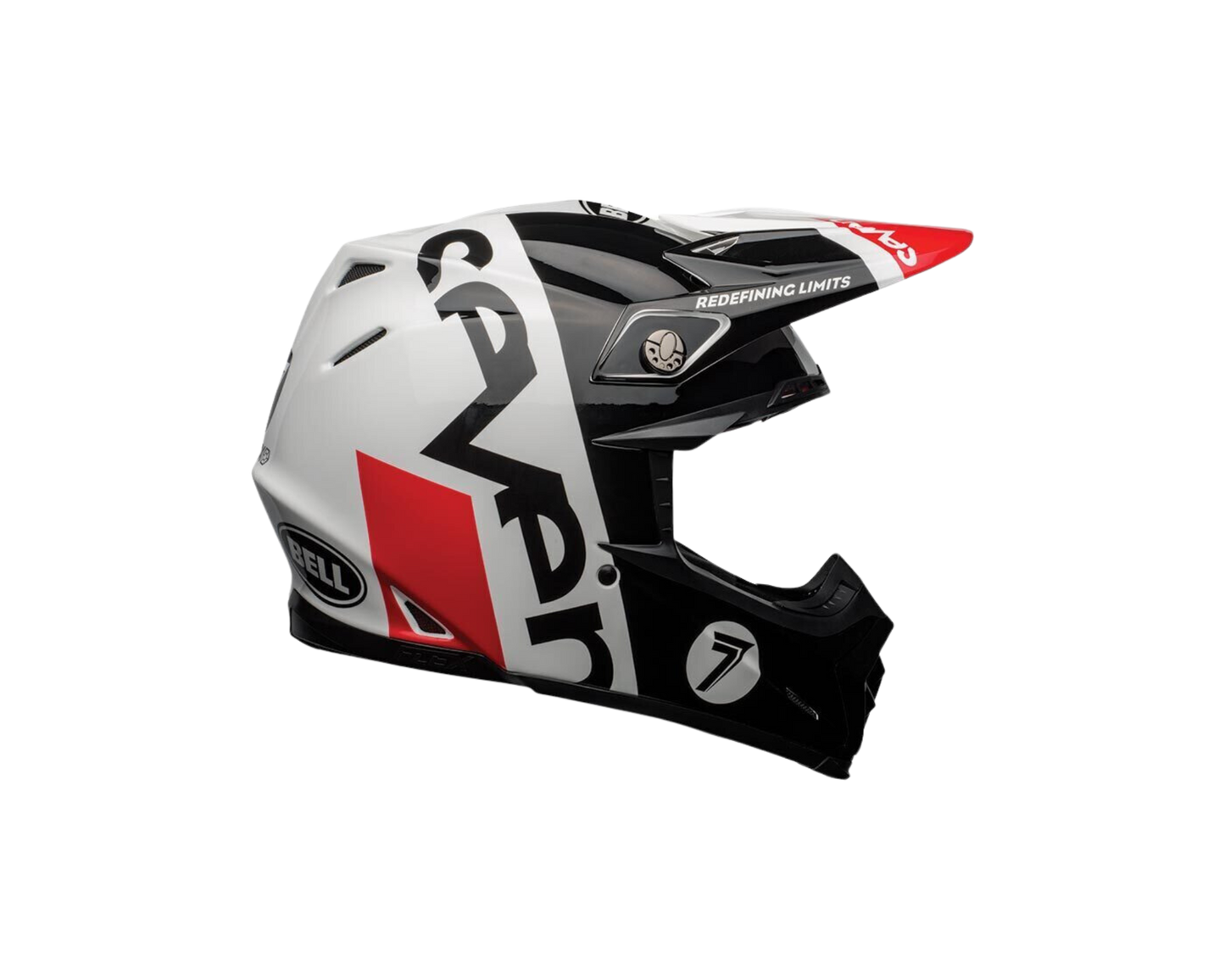 BELL MOTO-9 FLEX LE SEVEN GALAXY BLACK/WHITE/RED HELMET