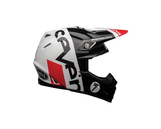 BELL MOTO-9 FLEX LE SEVEN GALAXY BLACK/WHITE/RED HELMET