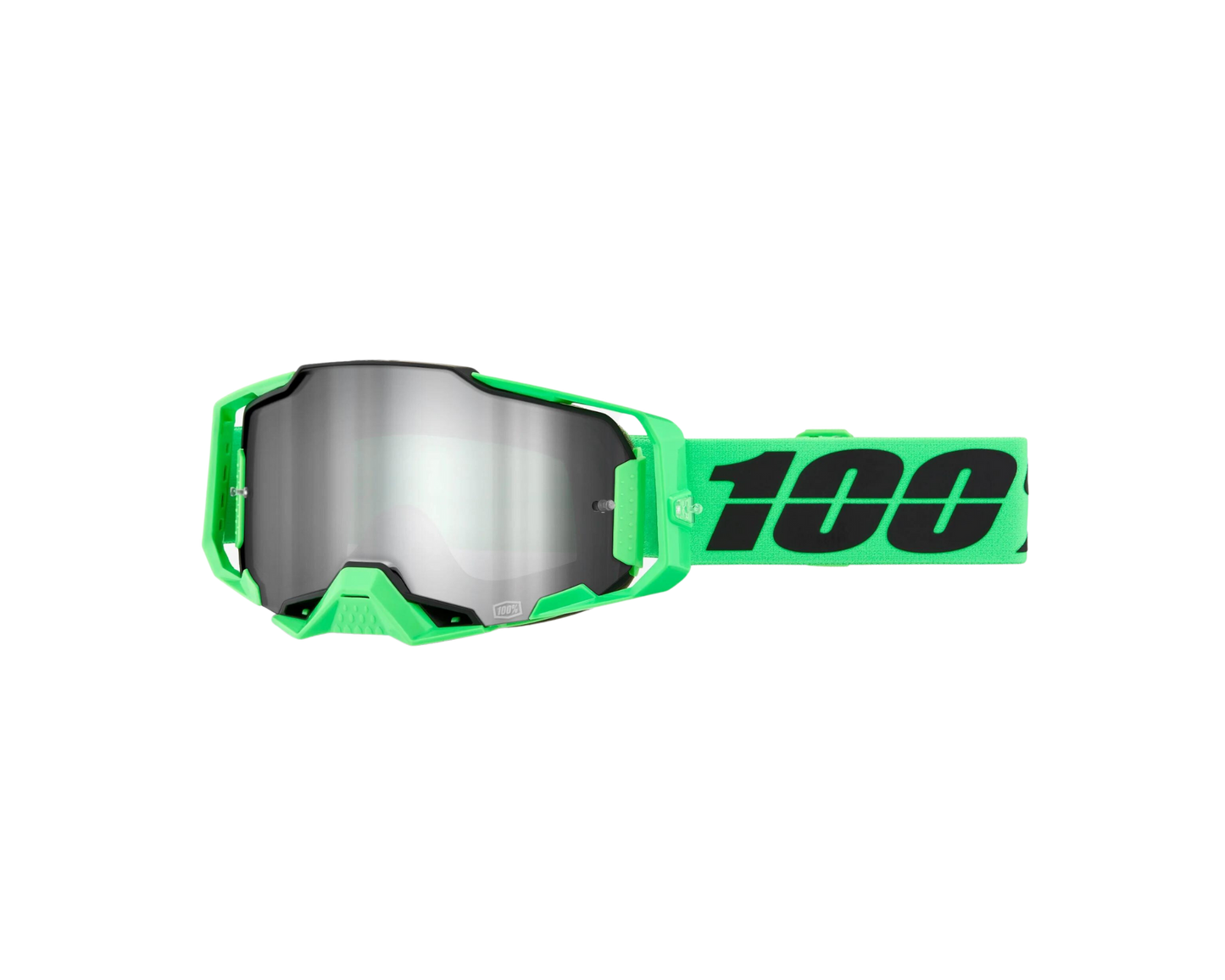 100% ARMEGA ANZA 2 SILVER MIRROR GOGGLES