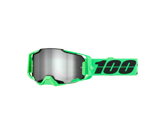 100% ARMEGA ANZA 2 SILVER MIRROR GOGGLES