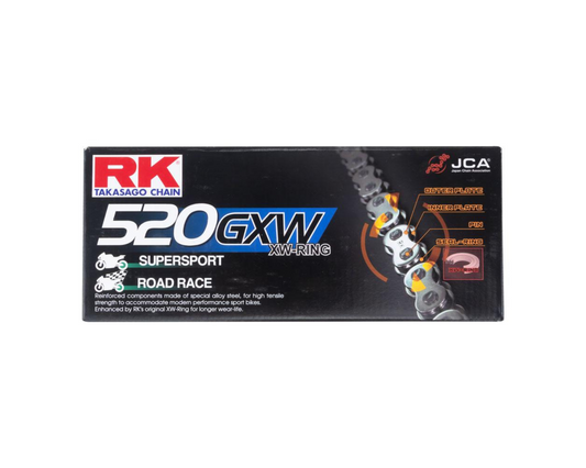 RK CHAINS 520 XW-RING 120L RACE CHAIN