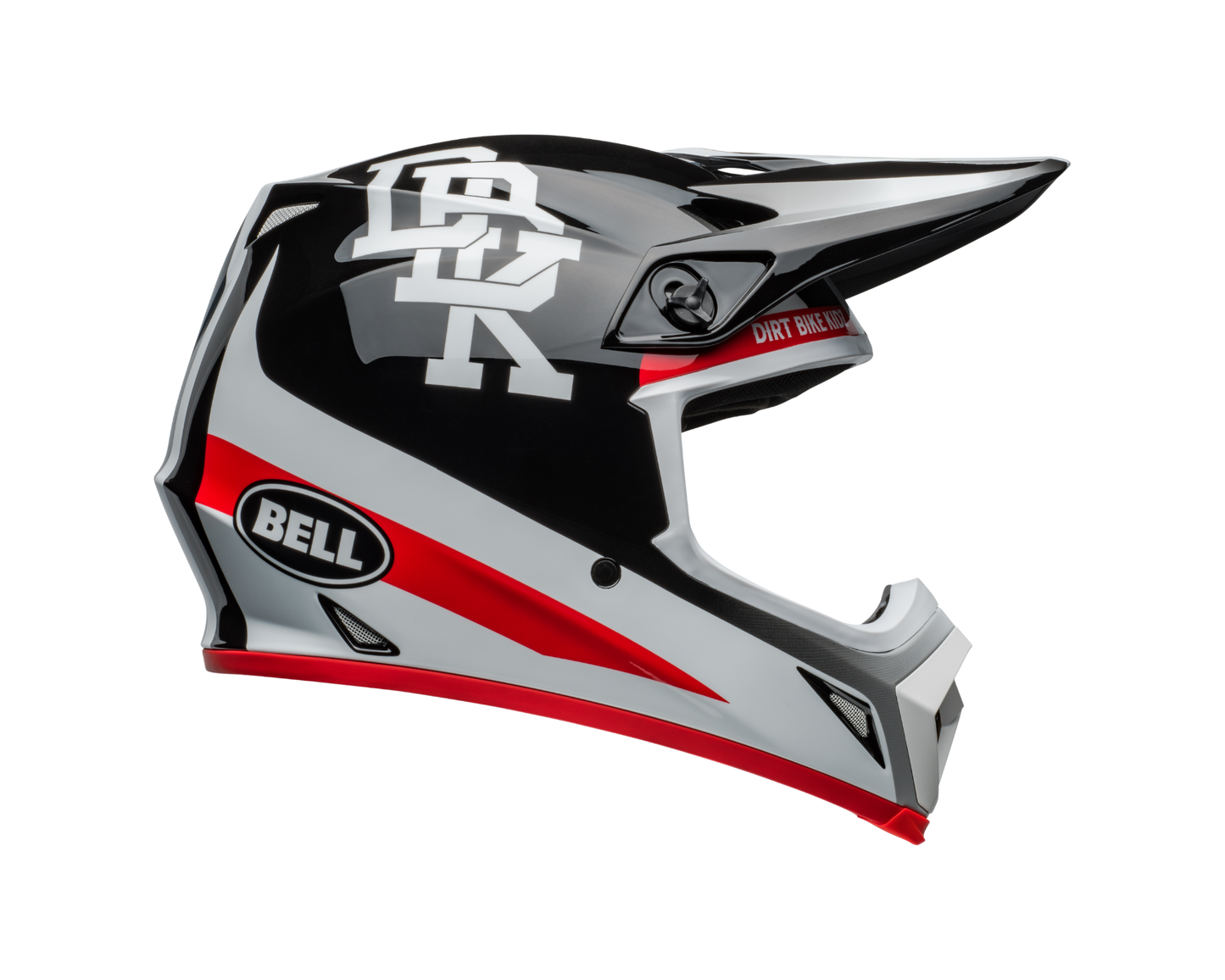 BELL 2024 MX-9 MIPS TWITCH DBK BLACK/WHITE HELMET