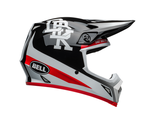 BELL 2024 MX-9 MIPS TWITCH DBK BLACK/WHITE HELMET