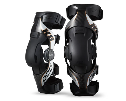 POD K8 2.0 CARBON/SILVER KNEE BRACE SET