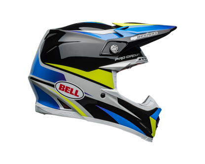 BELL 2024 MOTO-9S FLEX PRO CIRCUIT BLACK/BLUE HELMET