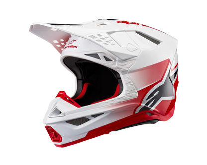 ALPINESTARS 2025 S-M10 UNITE RED/WHITE HELMET