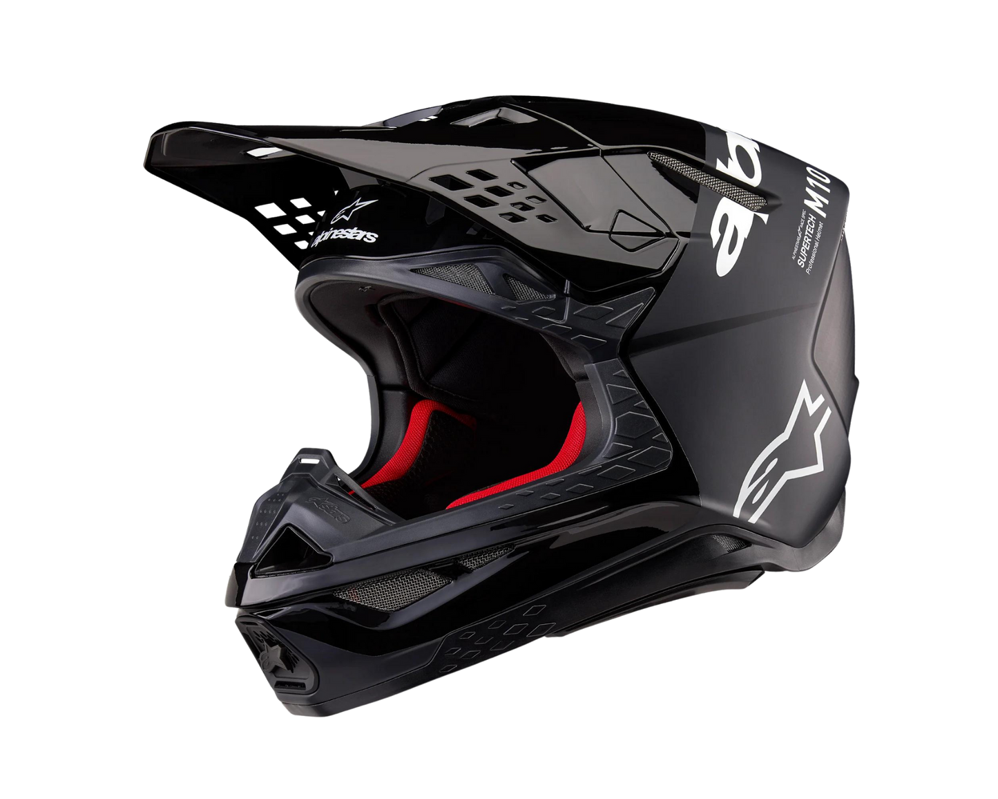 ALPINESTARS 2024 S-M10 FLOOD BLACK/DARK GREY HELMET