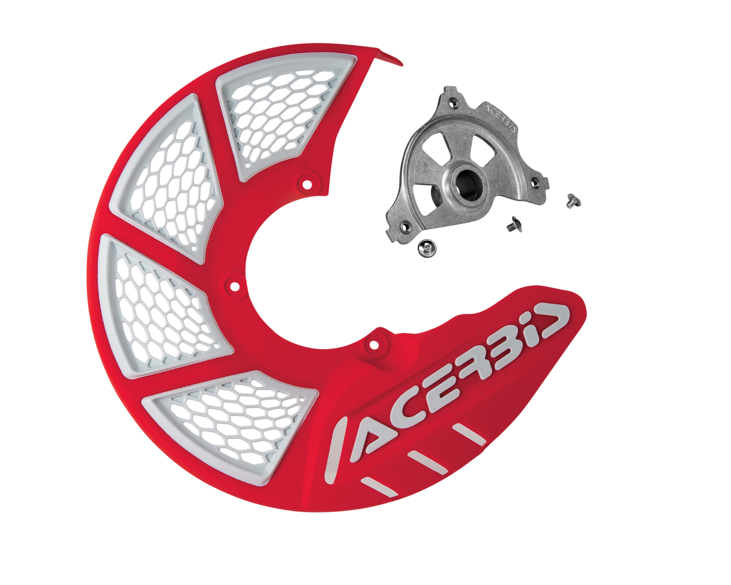 ACERBIS X-BRAKE 2.0 RED/WHITE DISC COVER & MOUNT KIT BETA RR 11-24