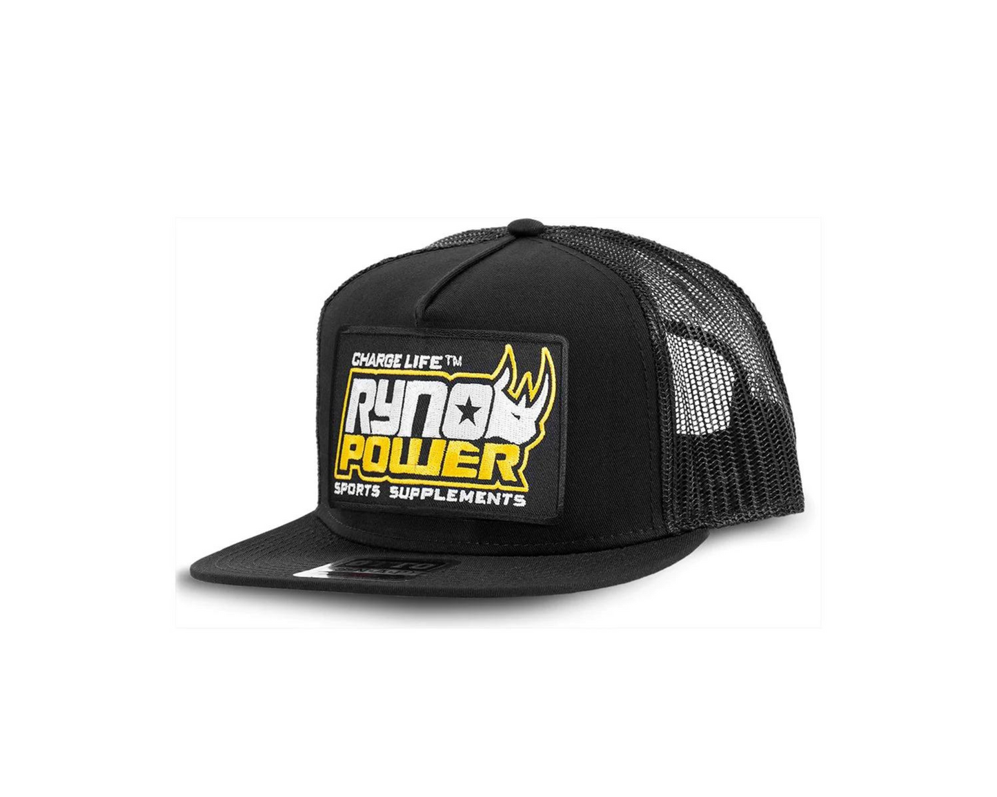 RYNO POWER BLACK CHARGE MESH SNAPBACK