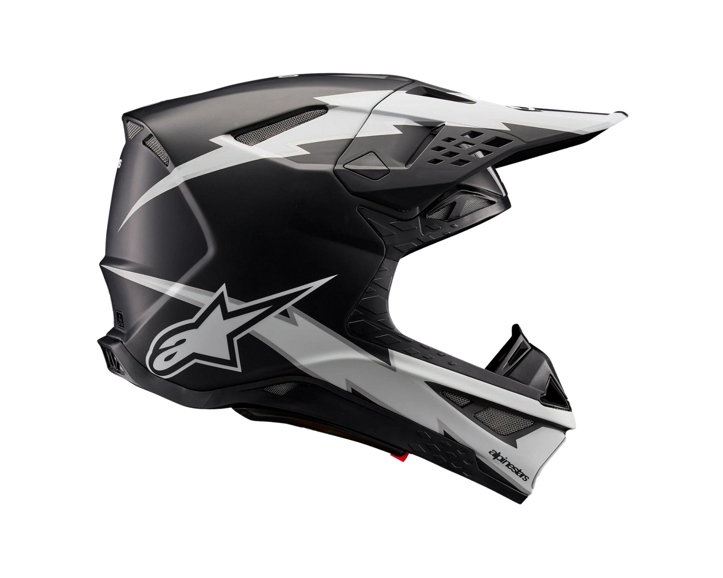 ALPINESTARS 2024 S-M10 AMPRESS MATTE BLACK/WHITE HELMET