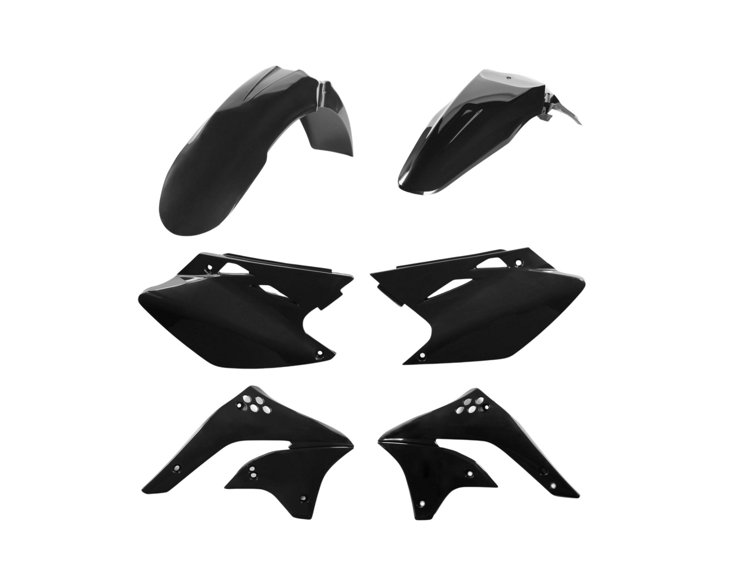 ACERBIS KAWASAKI KX450F 06-08 BLACK PLASTICS KIT