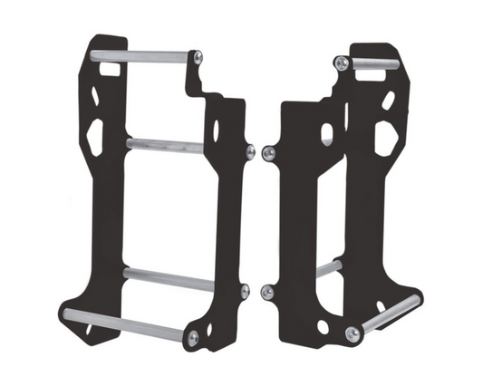 CROSSPRO BLACK ALUMINIUM RADIATOR GUARDS GASGAS/HUSQVARNA/KTM 19-23