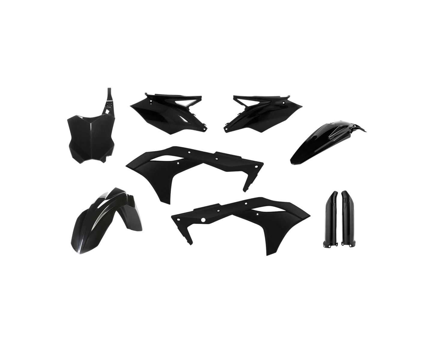 ACERBIS KAWASAKI KX250F 17-20 BLACK PLASTICS KIT