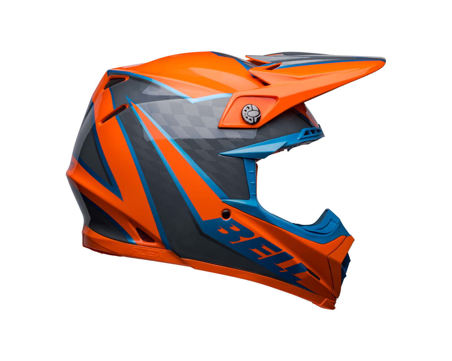 BELL 2024 MOTO-9S FLEX SPRITE ORANGE/GREY HELMET