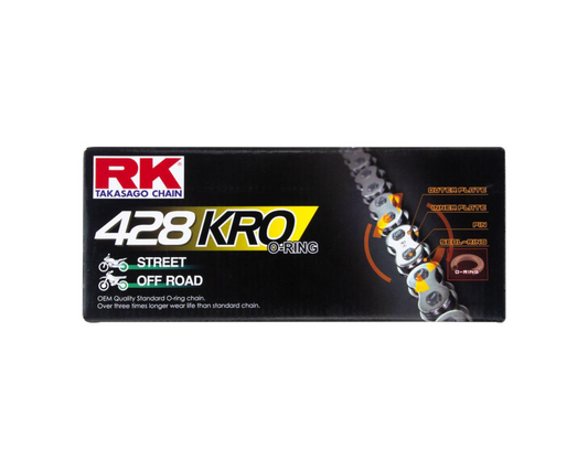 RK CHAINS 428 STANDARD O-RING 126L CHAIN