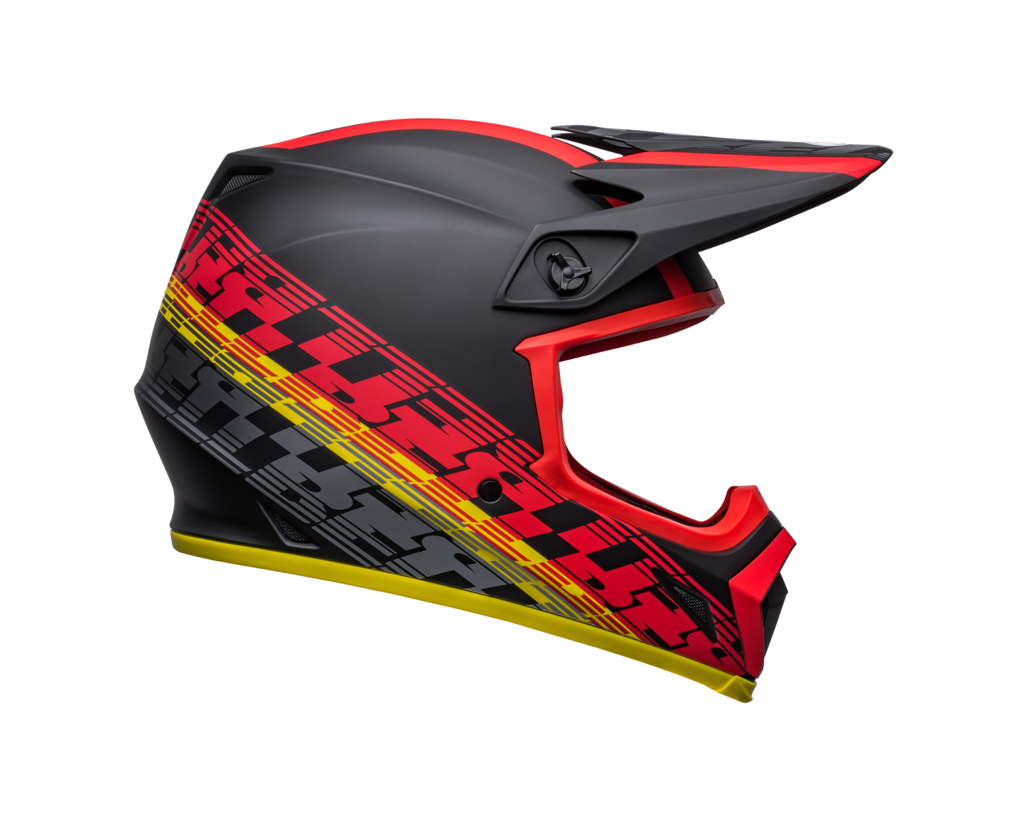 BELL 2024 MX-9 MIPS OFFSET MATTE BLACK/RED HELMET