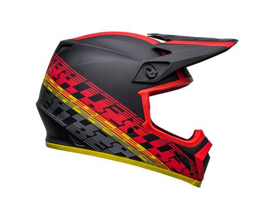 BELL 2024 MX-9 MIPS OFFSET MATTE BLACK/RED HELMET