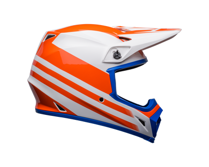 BELL MX-9 MIPS DISRUPT WHITE/ORANGE HELMET