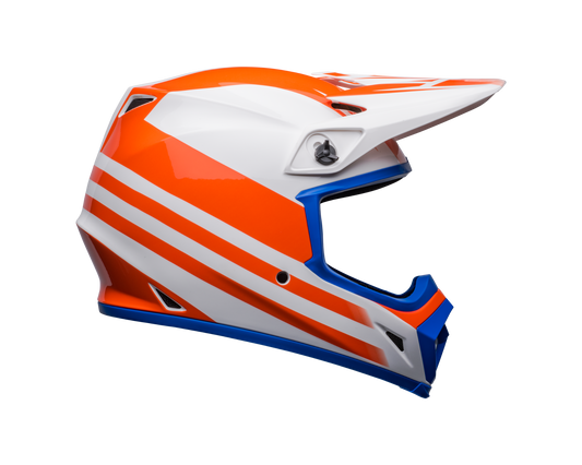 BELL MX-9 MIPS DISRUPT WHITE/ORANGE HELMET