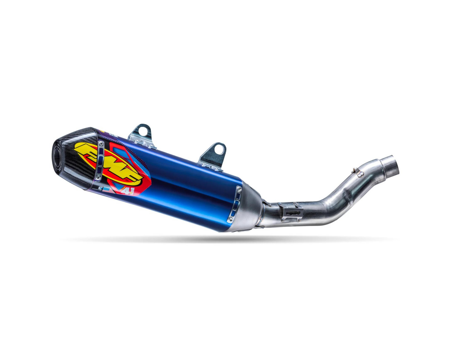 FMF KAWASAKI KX250F/KX250X 21-24 FACTORY 4.1 RCT TITANIUM ANODISED SLIP-ON WITH CARBON END CAP