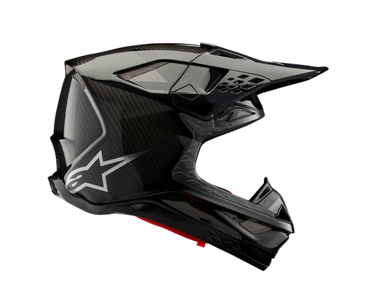 ALPINESTARS 2024 S-M10 FAME BLACK CARBON HELMET