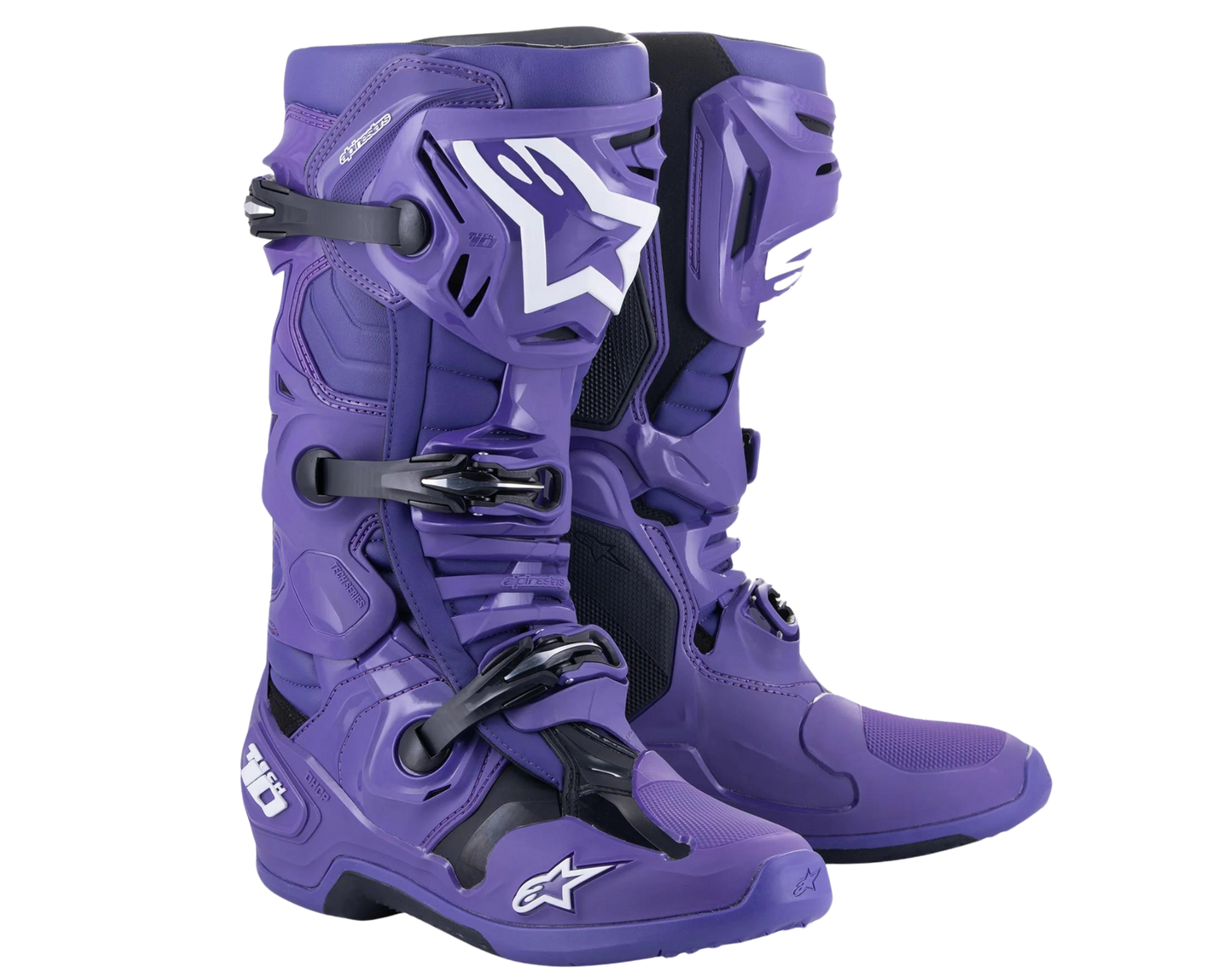 ALPINESTARS 2025 TECH 10 ULTRAVIOLET/BLACK BOOTS