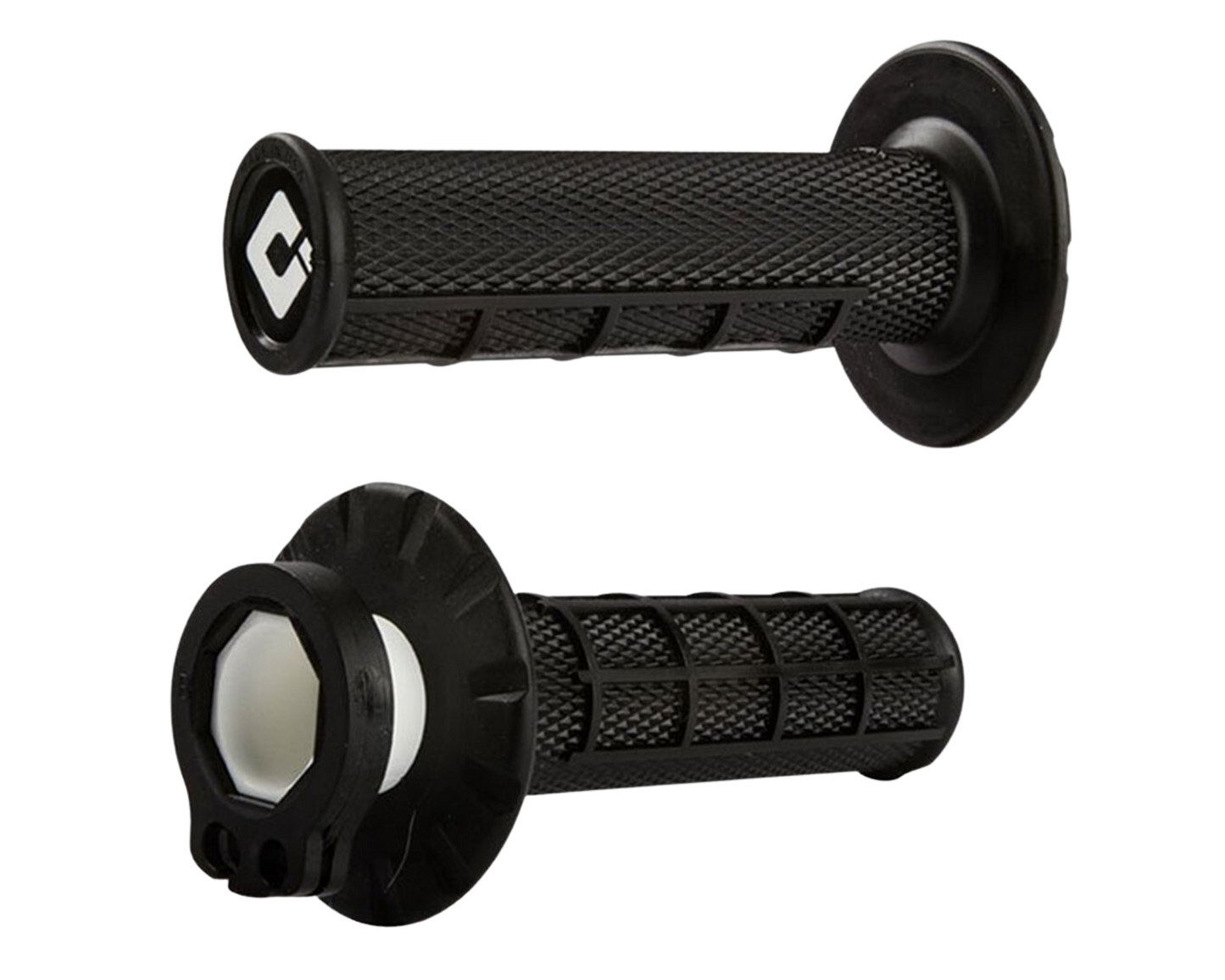 ODI HALF WAFFLE LOCK ON GRIPS 2T / 4T BLACK