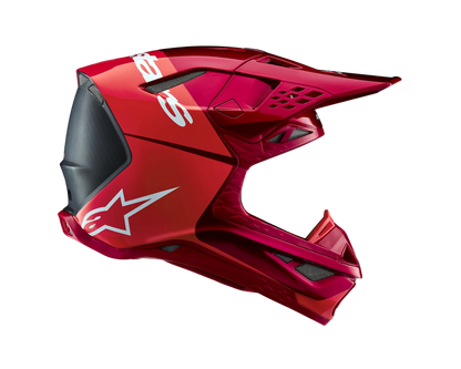 ALPINESTARS 2025 S-M10 FLOOD FLURO RED/RED HELMET