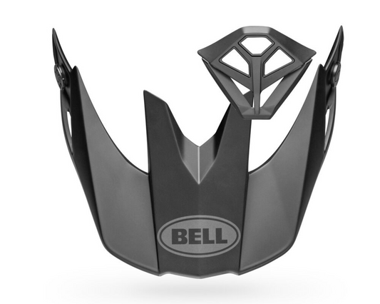 BELL MOTO-10 MATTE BLACK REPLACEMENT VISOR/MOUTHPIECE KIT