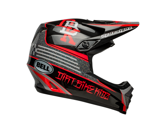 BELL 2024 MOTO-9 MIPS YOUTH TWITCH REPLICA BLACK/GREY HELMET