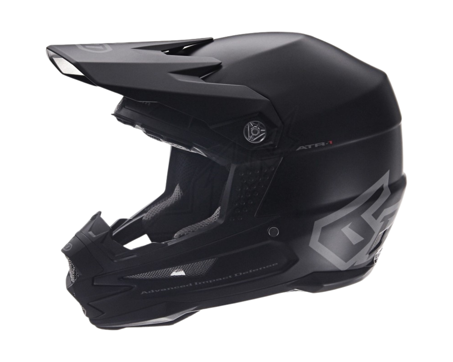 6D ATR-1 SOLID MATTE BLACK HELMET