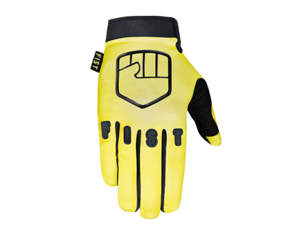 FIST BLACK N YELLOW KIDS GLOVES