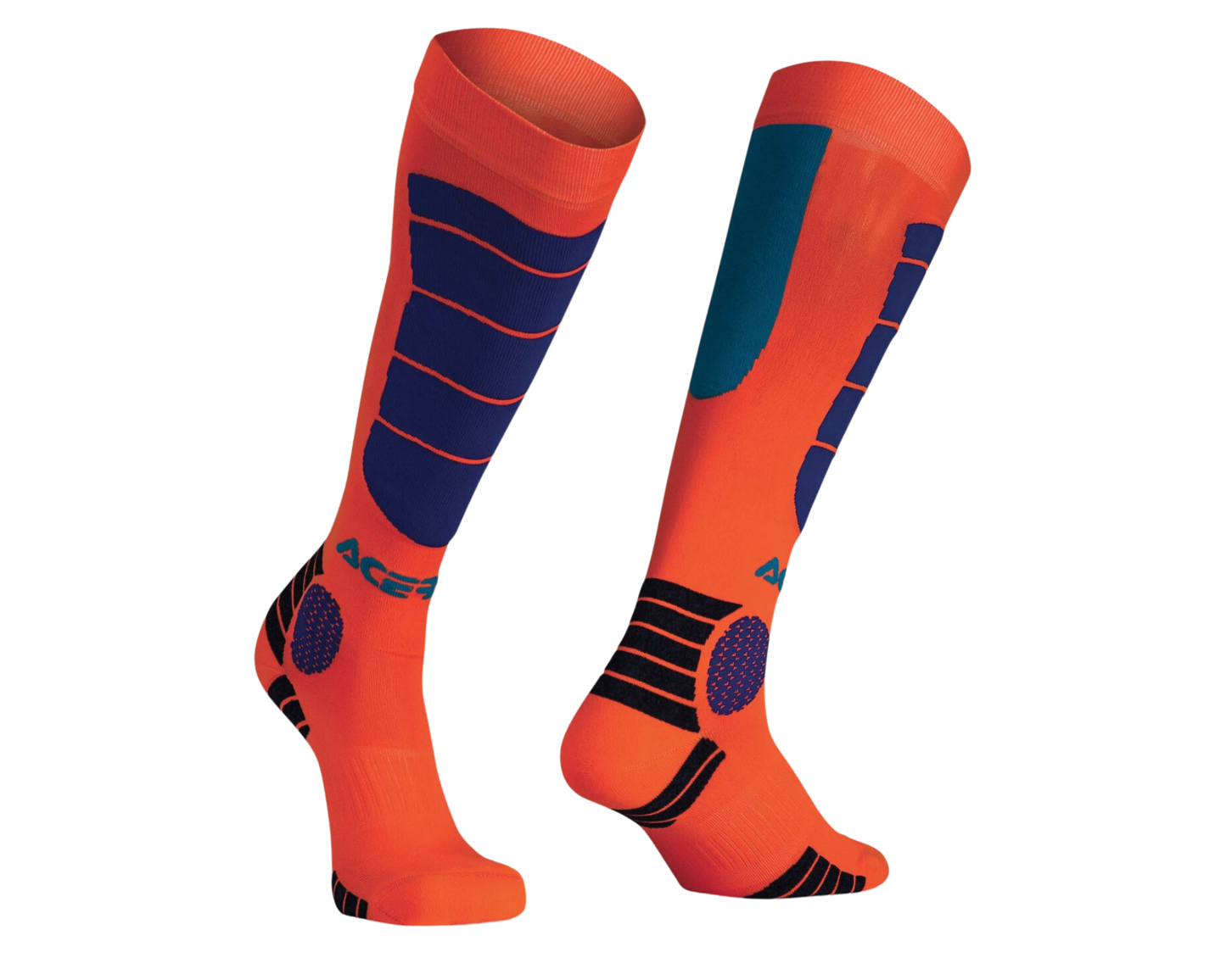 ACERBIS IMPACT SOCKS ORANGE/BLUE