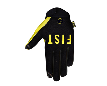 FIST BLACK N YELLOW TODDLER GLOVES