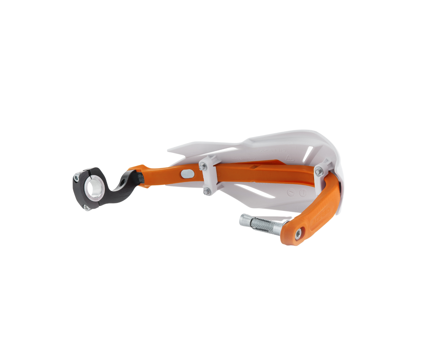 ACERBIS X-FACTORY WHITE/ORANGE HANDGUARDS