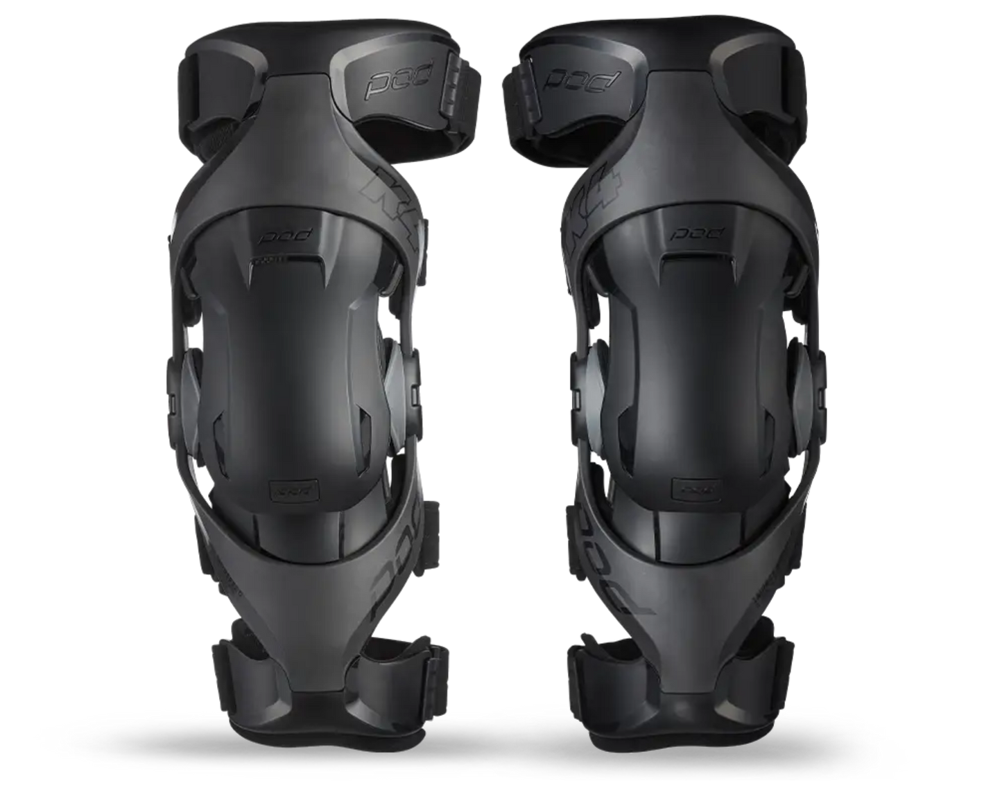 POD K4 2.0 GRAPHITE/BLACK YOUTH KNEE BRACE SET