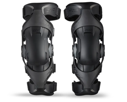 POD K4 2.0 GRAPHITE/BLACK YOUTH KNEE BRACE SET